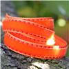 Order  Velvet Saddle Stitch Ribbon - Orange/Orange